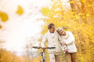 Senior Couple Having Fun Together Again
